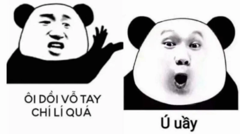 Ảnh meme vui nhộn hài hước với hành động ngộ nghĩnh