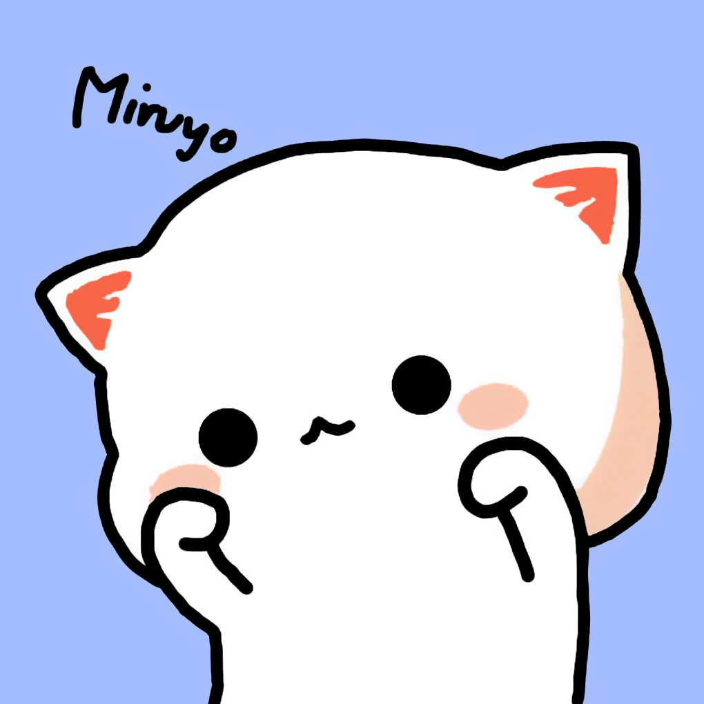 Ảnh mèo anime chibi đáng yêu với tai to và mắt tròn