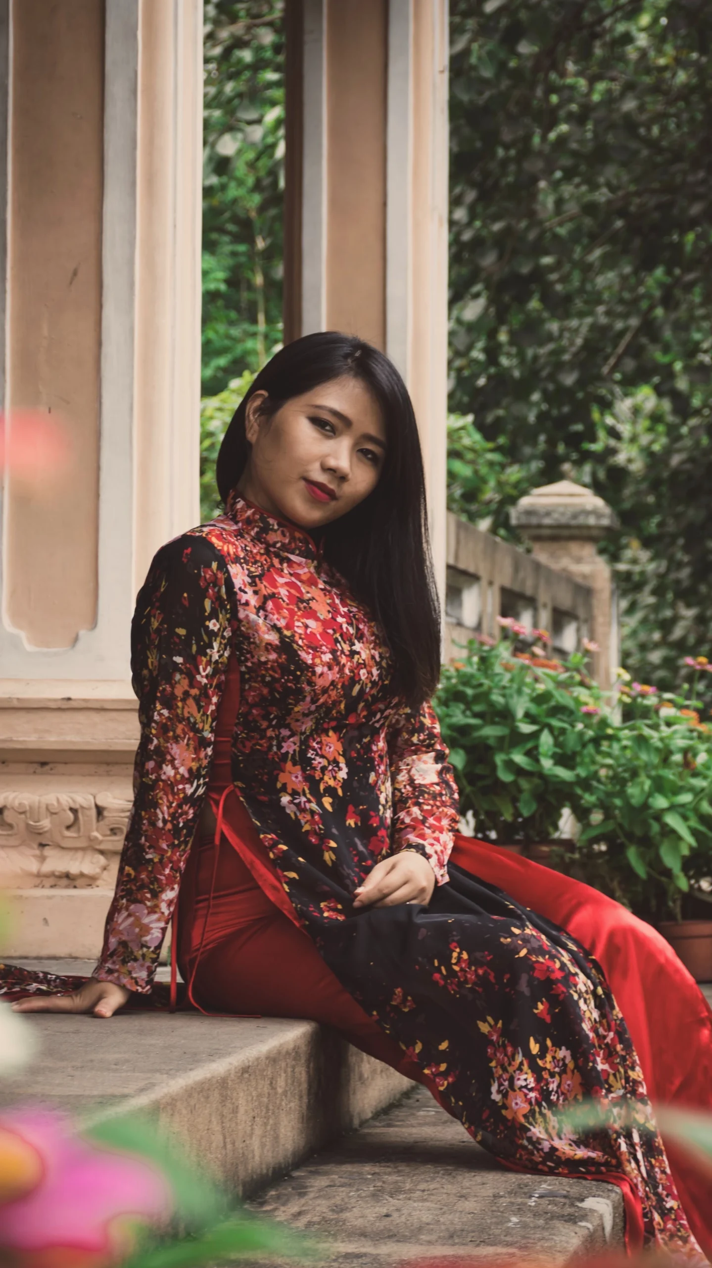 Ảnh nền điện thoại gái xinh mặc áo dài 4K đẹp cho di động