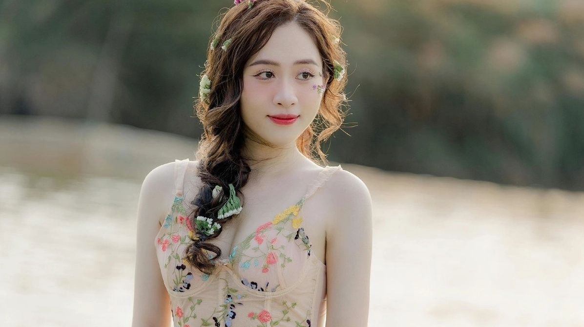 Ảnh nền gái cute tông pastel dịu mắt cho màn hình khóa di động