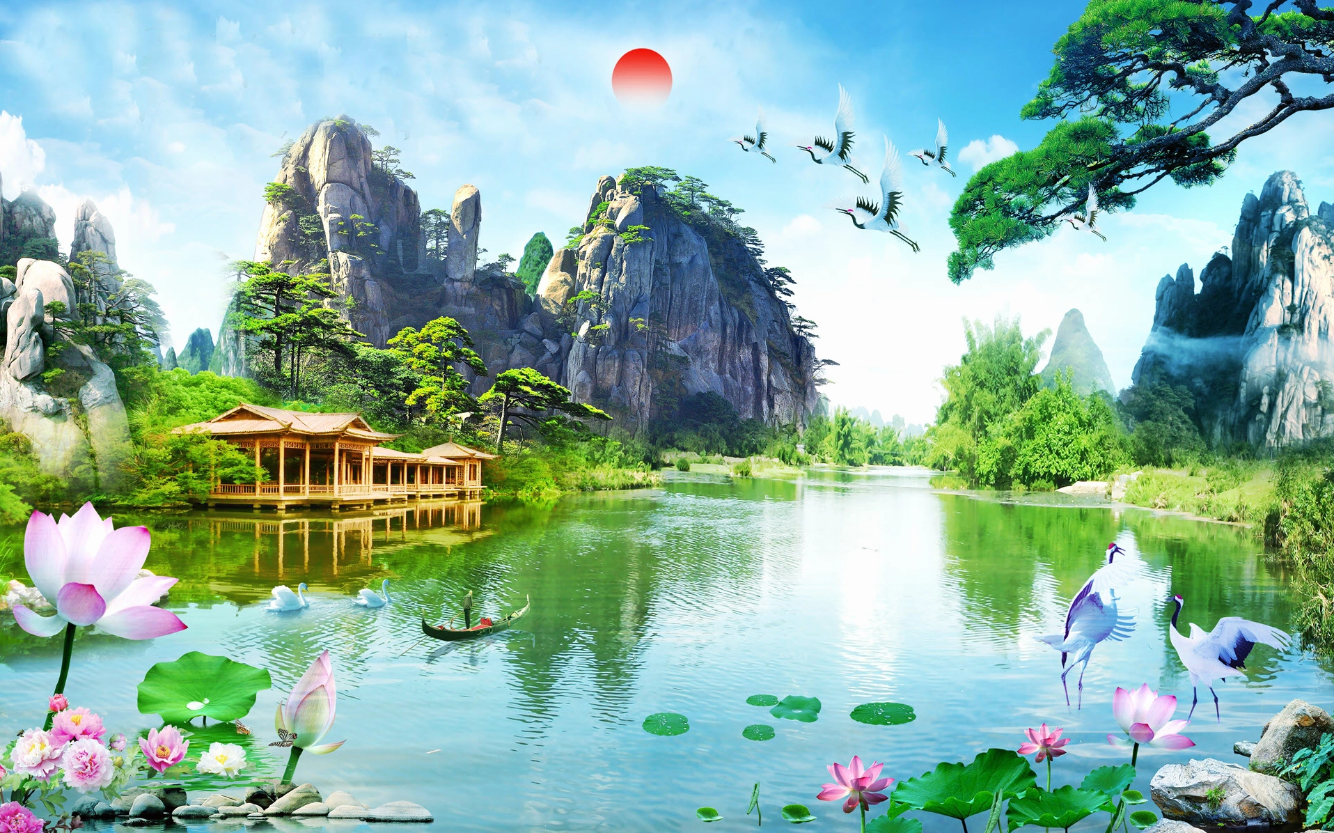 Bộ Sưu Tập Hình Nền Mệnh Mộc Tuyệt Đẹp và Mang Lại May Mắn 2 Ảnh nền phong thủy mệnh mộc hình ảnh cây xanh và ánh nắng dịu dàng