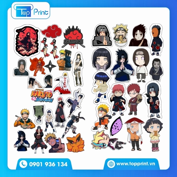 ảnh sticker anime chibi nhân vật hoạt hình vui nhộn