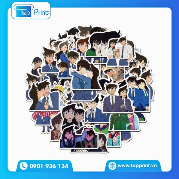 ảnh sticker anime thám tử lừng danh Conan