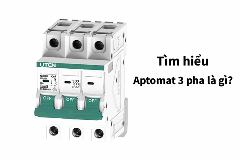Aptomat 3 pha là gì: Tổng quan về thiết bị điện quan trọng 3 Aptomat 3 pha được lắp đặt trong tủ điện