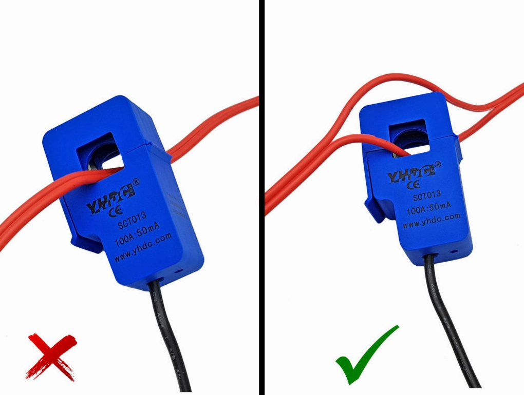 Cách kết nối cảm biến dòng điện với thiết bị cần đo