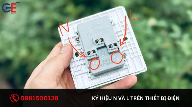 Cách phân biệt ký hiệu N và L trên thiết bị điện