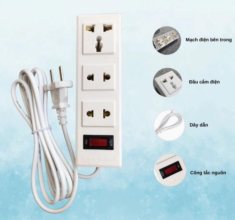 Cấu tạo cơ bản của ổ cắm điện