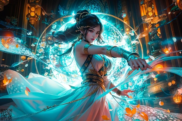 Cận cảnh thế giới ảo diệu của ảnh anime 3d và sự bùng nổ đồ họa 10 Chân dung cô gái anime 3d với mái tóc bồng bềnh