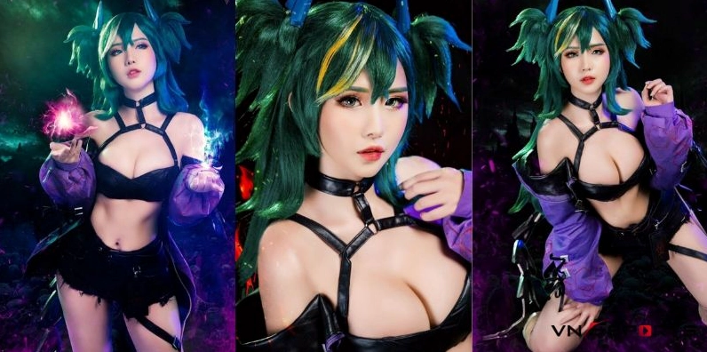 Cosplay Liên Quân Mobile với vòng 1 gợi cảm đốt mắt