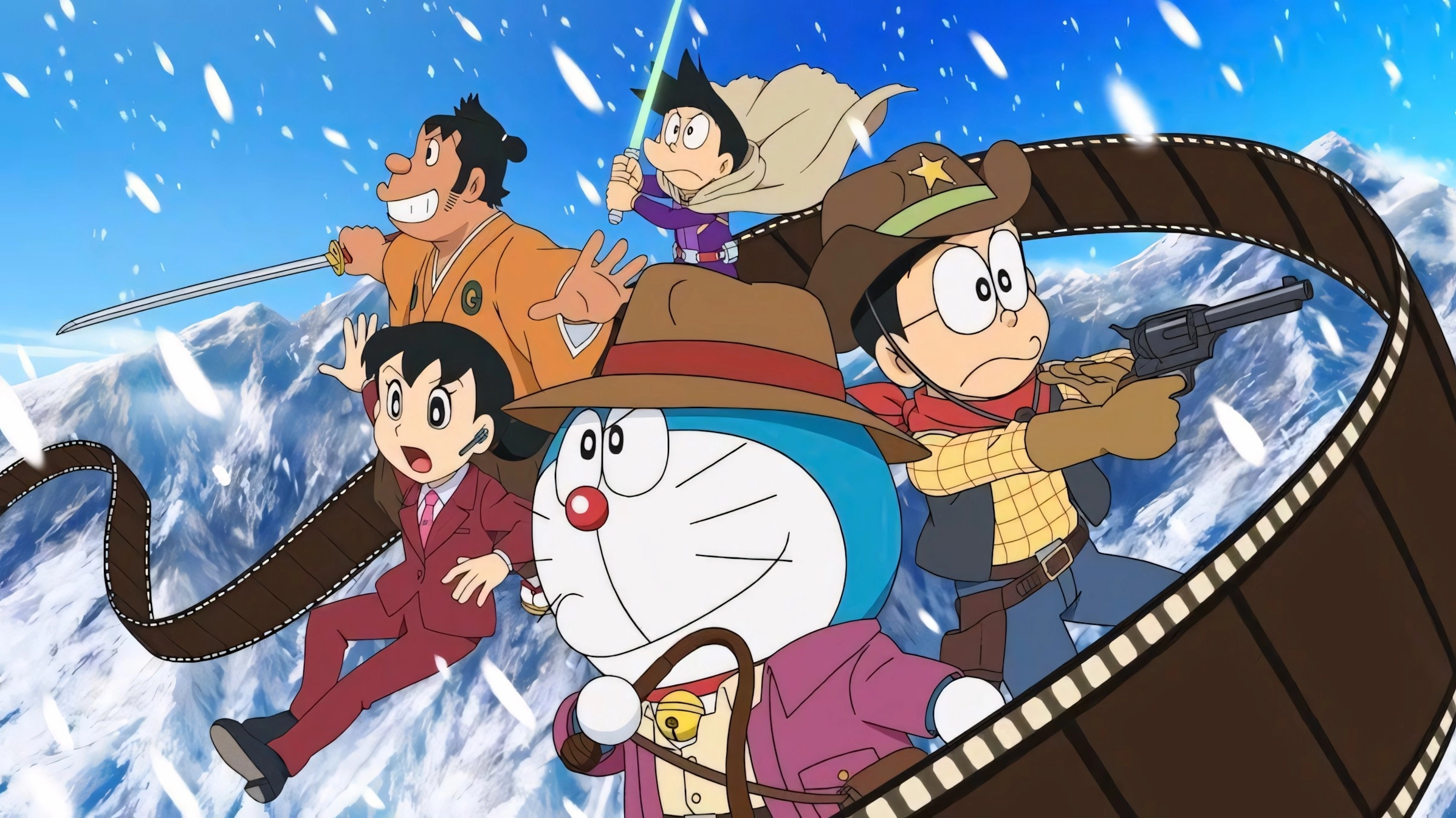 Doraemon và thế giới đồ chơi công nghệ trong phong cách ảnh anime