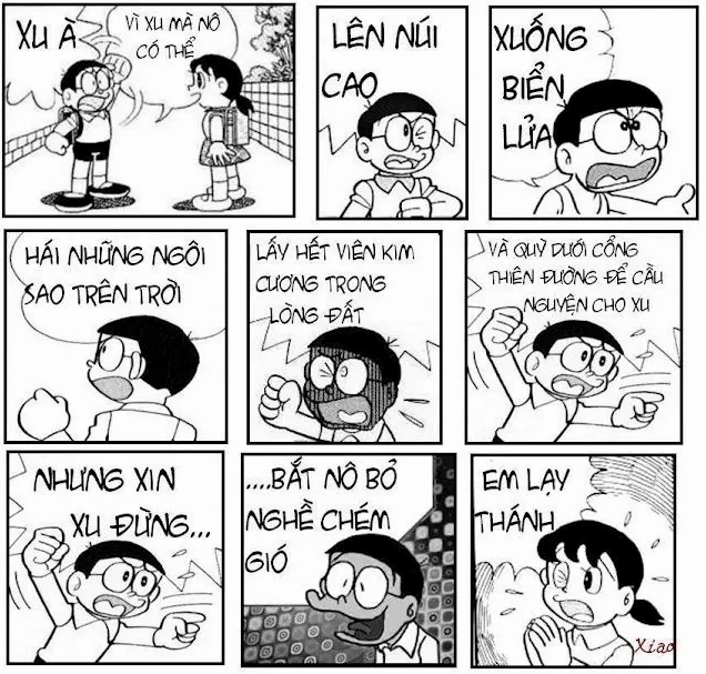 Top 16 Ảnh Meme Doremon Hài Hước Nhất và Cận Cảnh Biểu Cảm Cười Ra Nước Mắt 15 Doremon meme ôm Nobita khóc, thể hiện sự đồng cảm và tình bạn.