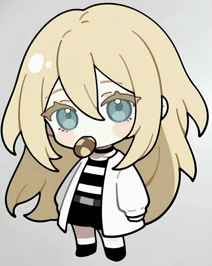 Hình ảnh cô gái chibi đẹp với phong cách nghệ thuật