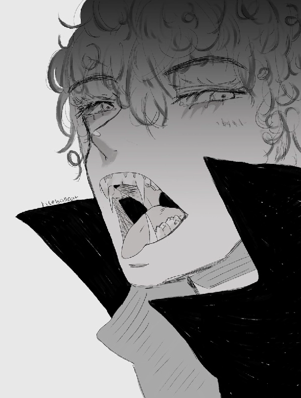 Cận Cảnh Bộ Sưu Tập Ảnh Anime Ma Cà Rồng Đỉnh Cao và Đậm Chất 2 Hình anime ma cà rồng nam lạnh lùng với trang phục đen và vẻ mặt bí ẩn