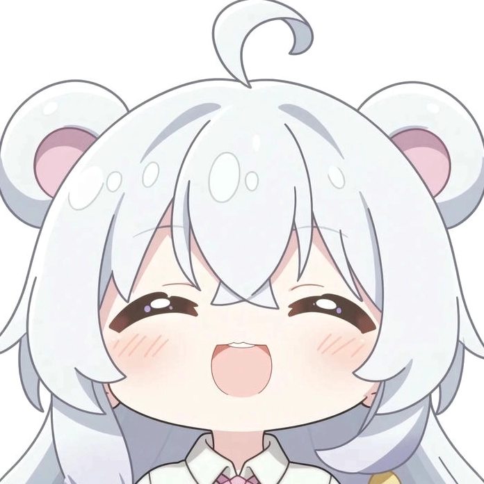 Hình chibi cô gái dễ thương đang tận hưởng một ngày đẹp trời