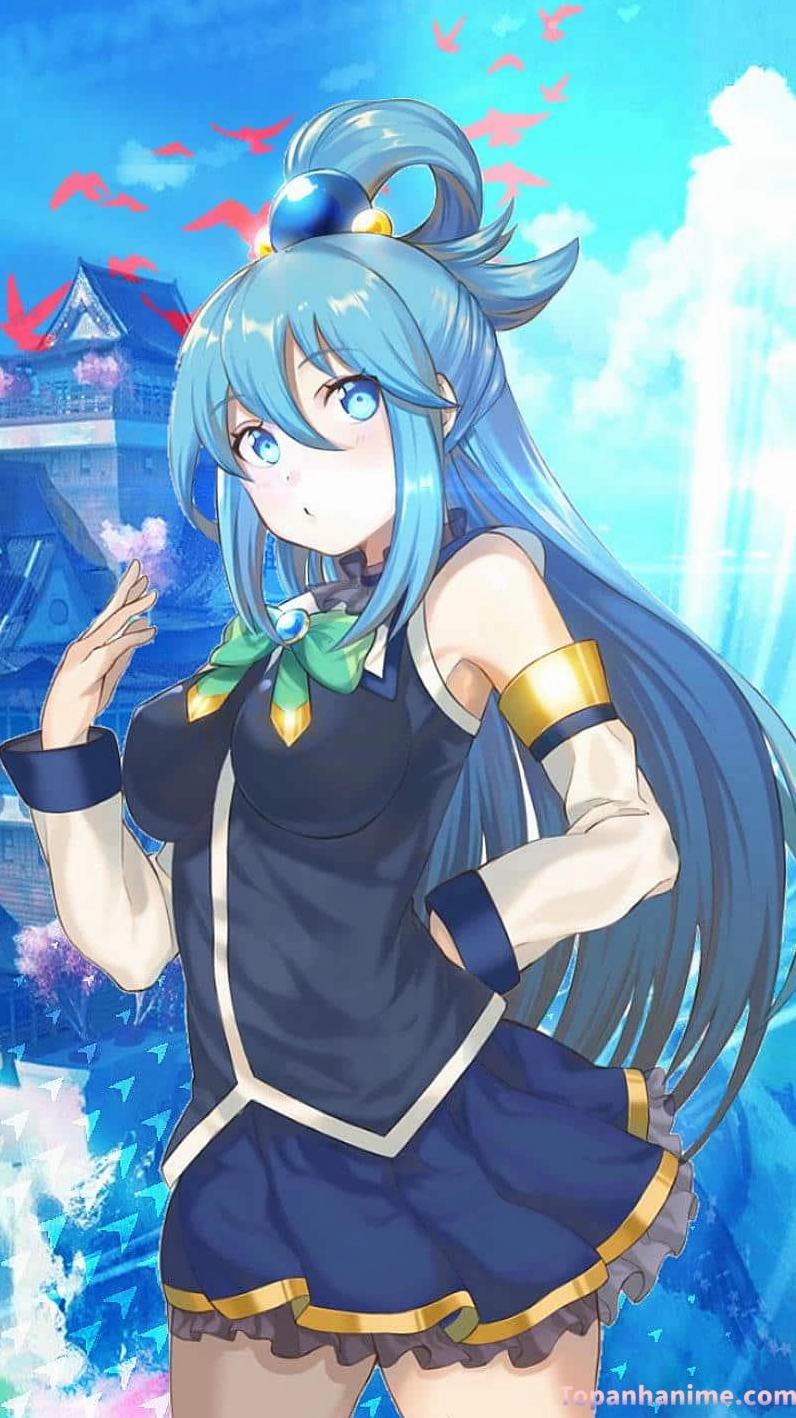 Hình nền Aqua chất lượng cao với tư thế năng động