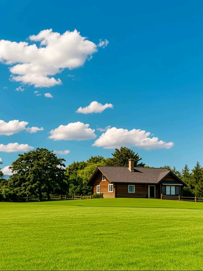 Hình nền bầu trời xanh ngọc với mây trắng nhẹ nhàng