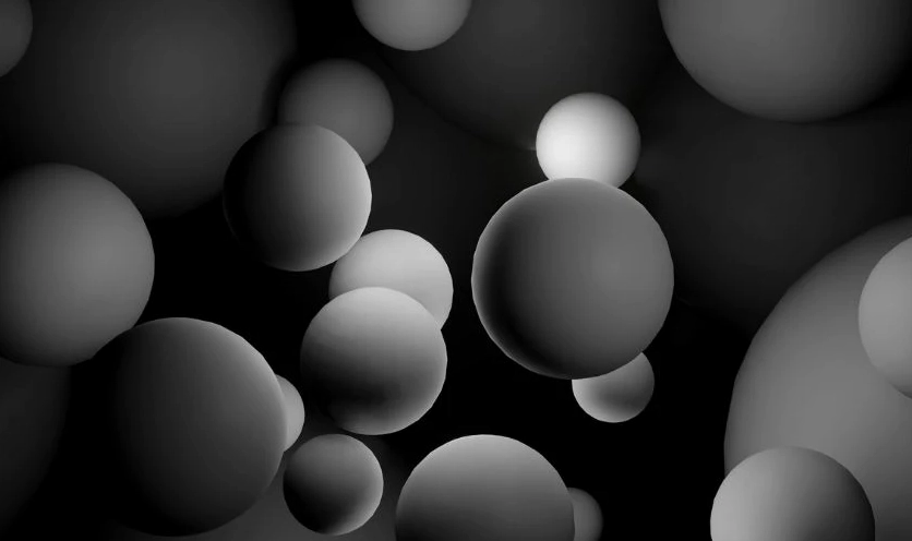 Hình nền buồn tâm trạng quả cầu tròn 3D