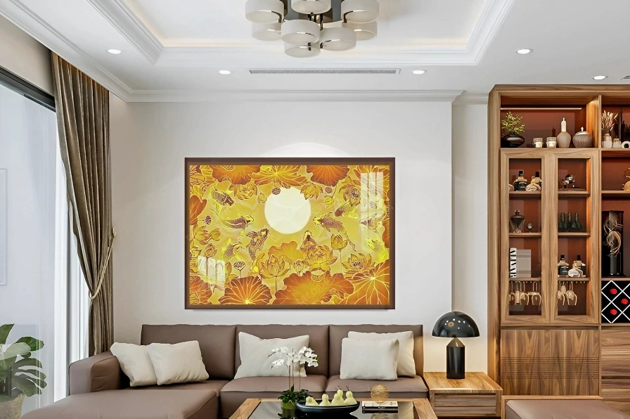 Hình nền cá chép phong thủy mang ý nghĩa tài lộc và may mắn