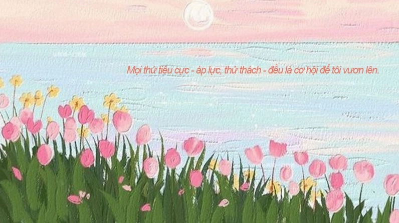 Hình nền chữ hoa pastel nhẹ nhàng và lãng mạn