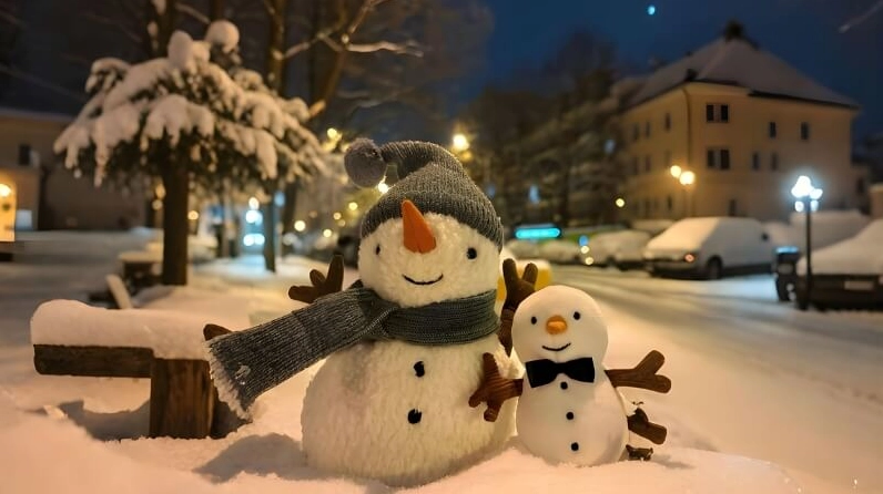 Hình nền Giáng sinh dễ thương với màu sắc nhẹ nhàng và chi tiết trang trí