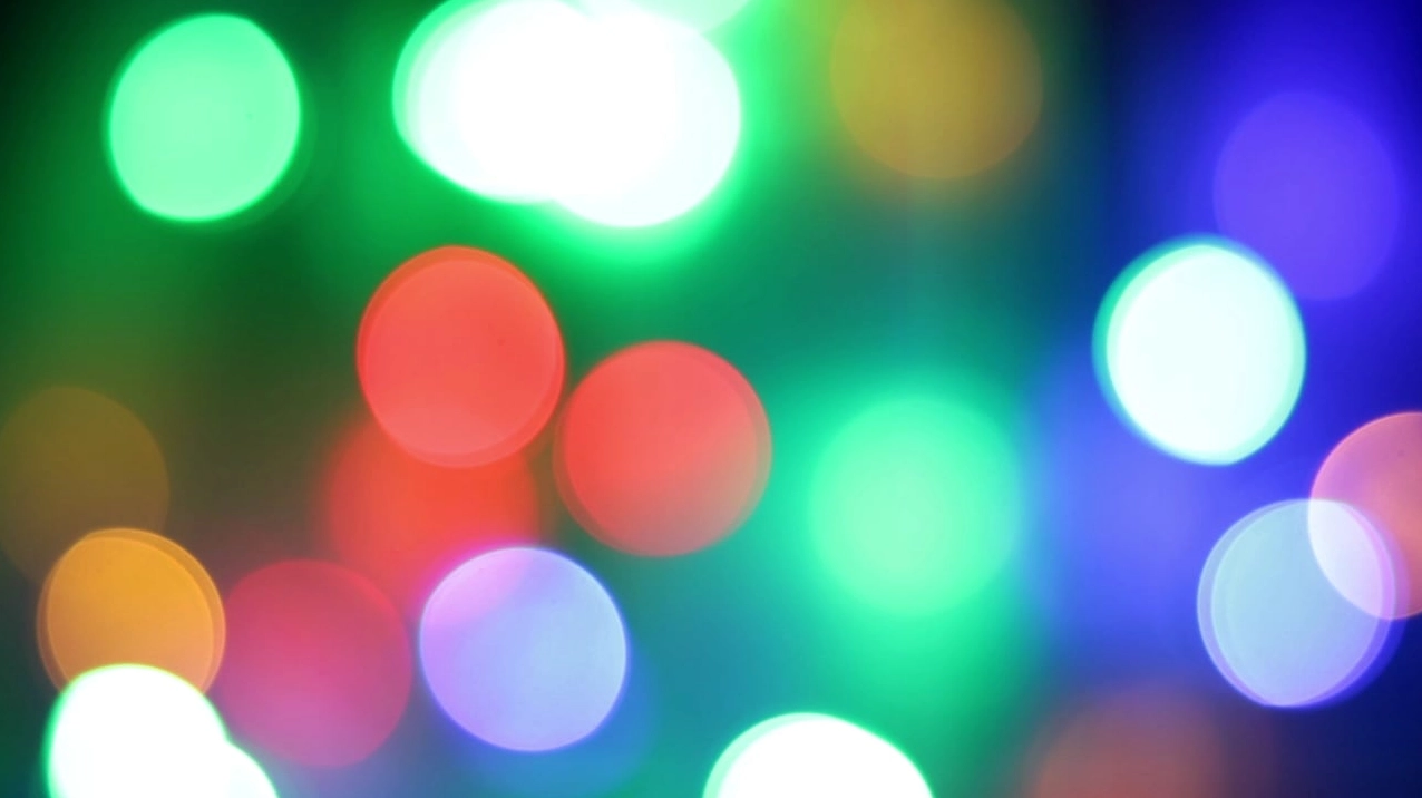 Hình nền giáng sinh hiệu ứng bokeh lấp lánh với ánh đèn lung linh