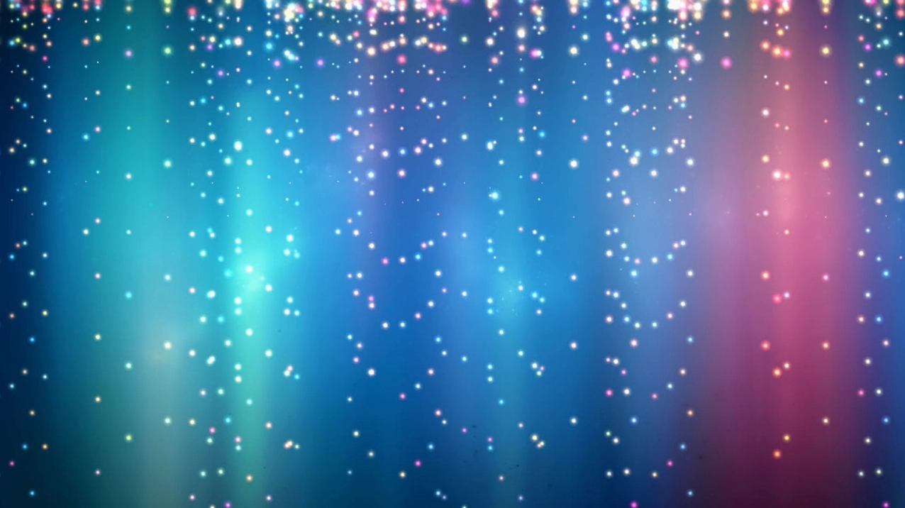 Hình nền giáng sinh với hoa giấy lấp lánh và không khí năm mới tươi vui