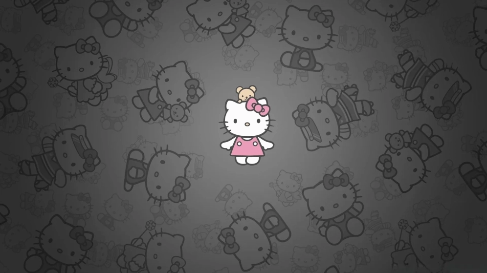 Hình nền Hello Kitty cho máy tính với phong cách tươi mới
