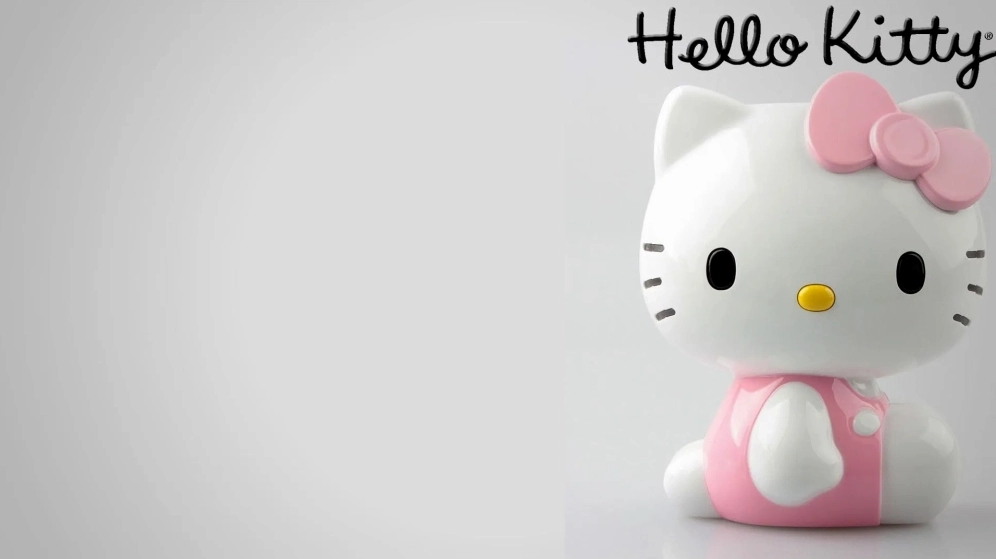 Hình nền Hello Kitty hoạt hình với màu sắc tươi sáng