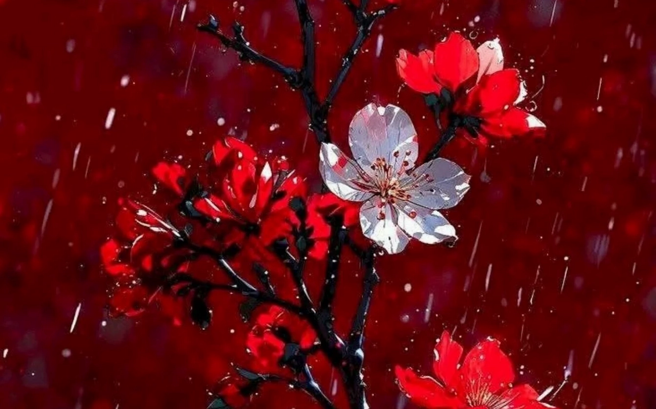 Cận cảnh bộ sưu tập hình nền màu đỏ rực rỡ và đầy cuốn hút 9 Hình nền màu đỏ với hiệu ứng ánh sáng chùm mạnh mẽ