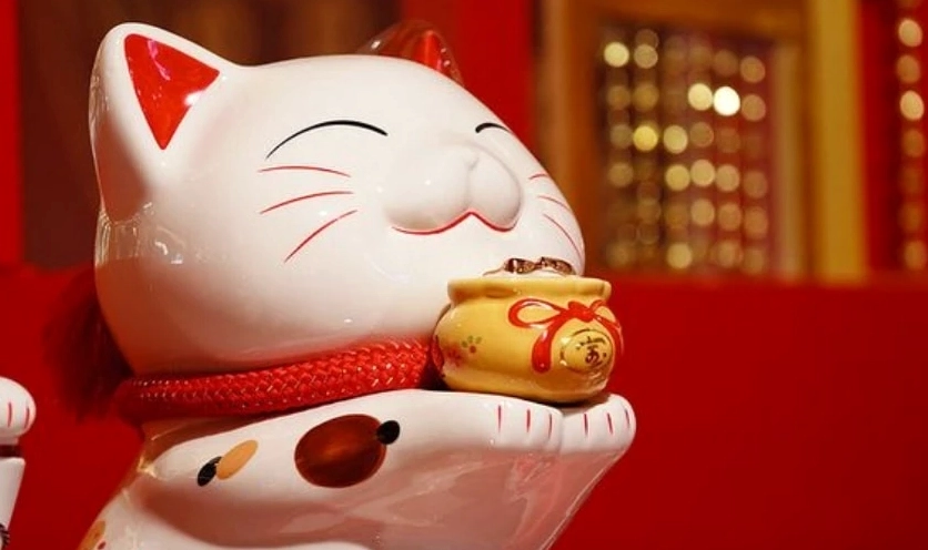 Hình nền máy tính may mắn với vàng khối lấp lánh