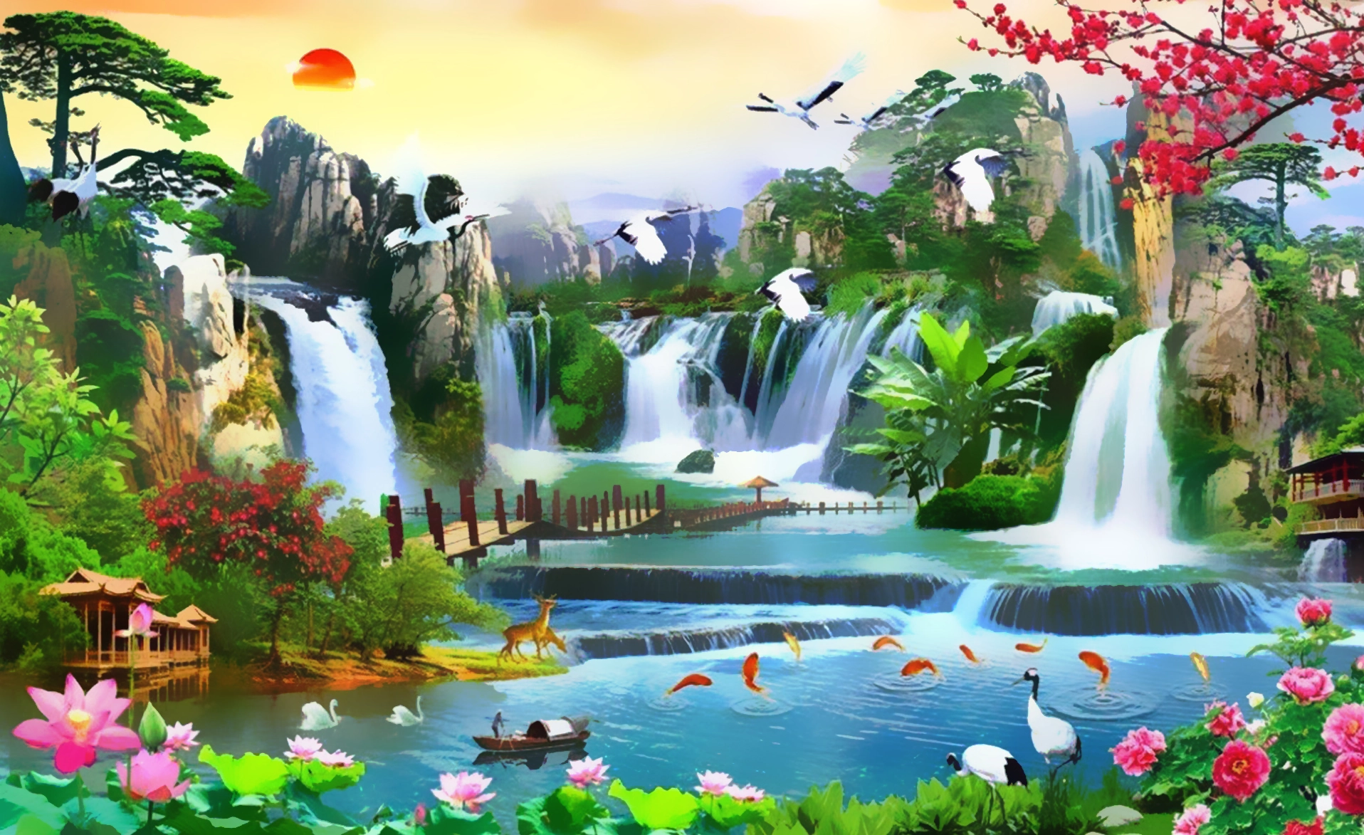 Bộ Sưu Tập Hình Nền Mệnh Mộc Tuyệt Đẹp và Mang Lại May Mắn 4 Hình nền mệnh mộc sơn thủy hữu tình mang đến bình an và thịnh vượng