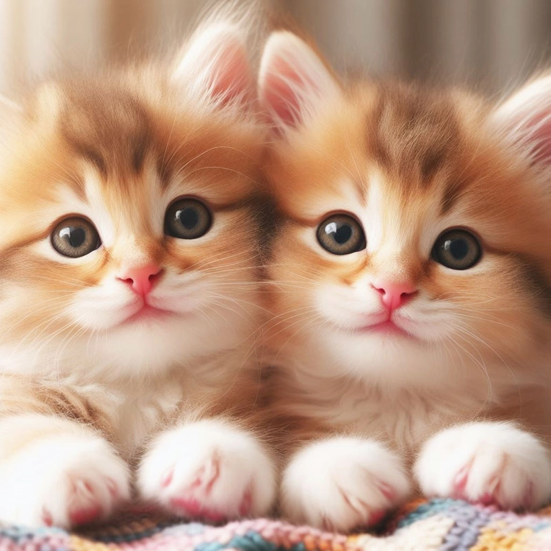 Bộ Sưu Tập Hình Nền Mèo Cute Cực Đáng Yêu và Sinh Động Nhất 2 Hình nền mèo cute AI với đôi mắt to tròn ngộ nghĩnh