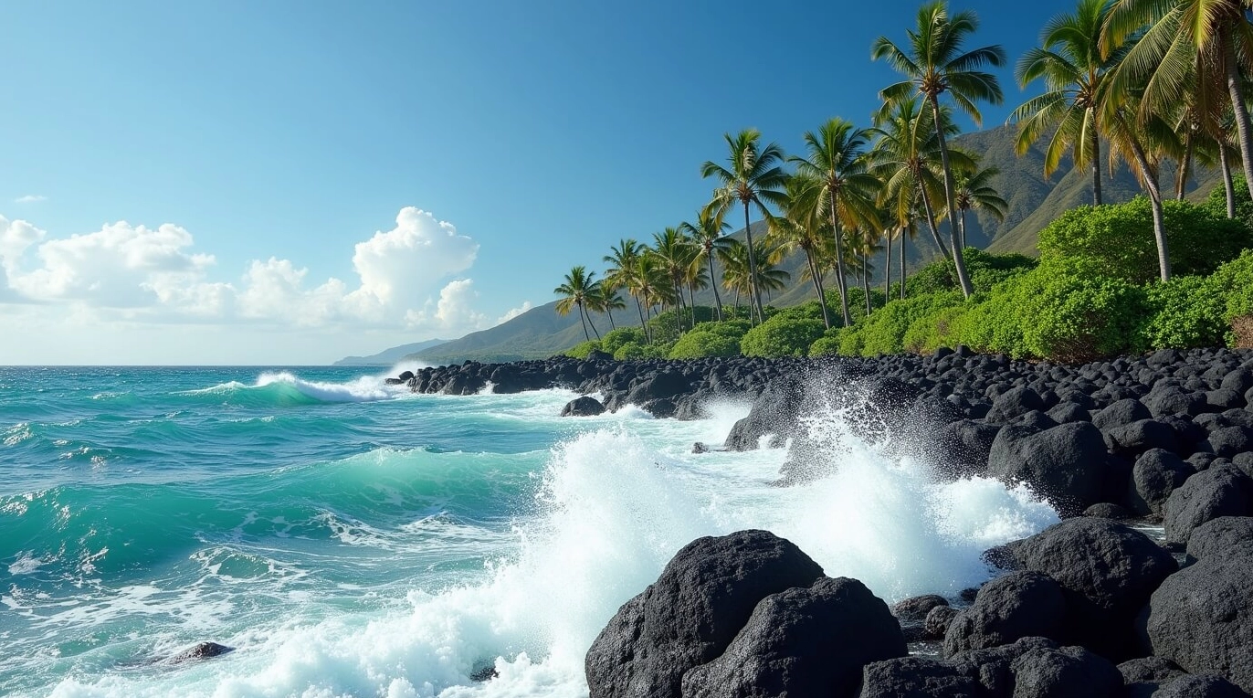 Bộ Sưu Tập Hình Nền Mèo Cute Cực Đáng Yêu và Sinh Động Nhất 8 Hình nền mèo cute ngắm biển cả mênh mông và sóng vỗ bờ