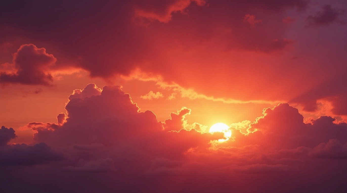 Khám Phá Bộ Sưu Tập Hình Nền Mùa Thu Đẹp Mê Hồn Và Ấn Tượng 6 Hình nền mùa thu với bầu trời hoàng hôn rực lửa và cuộn xoáy