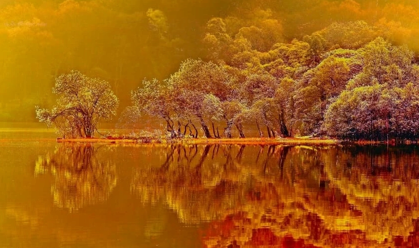 Hình nền PC may mắn với vàng thỏi và trang sức