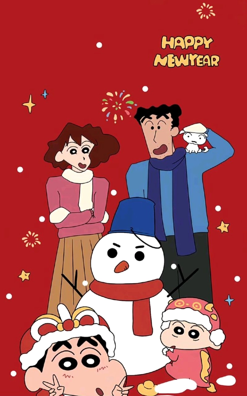 Hình nền tết cute gia đình sum vầy ngày xuân