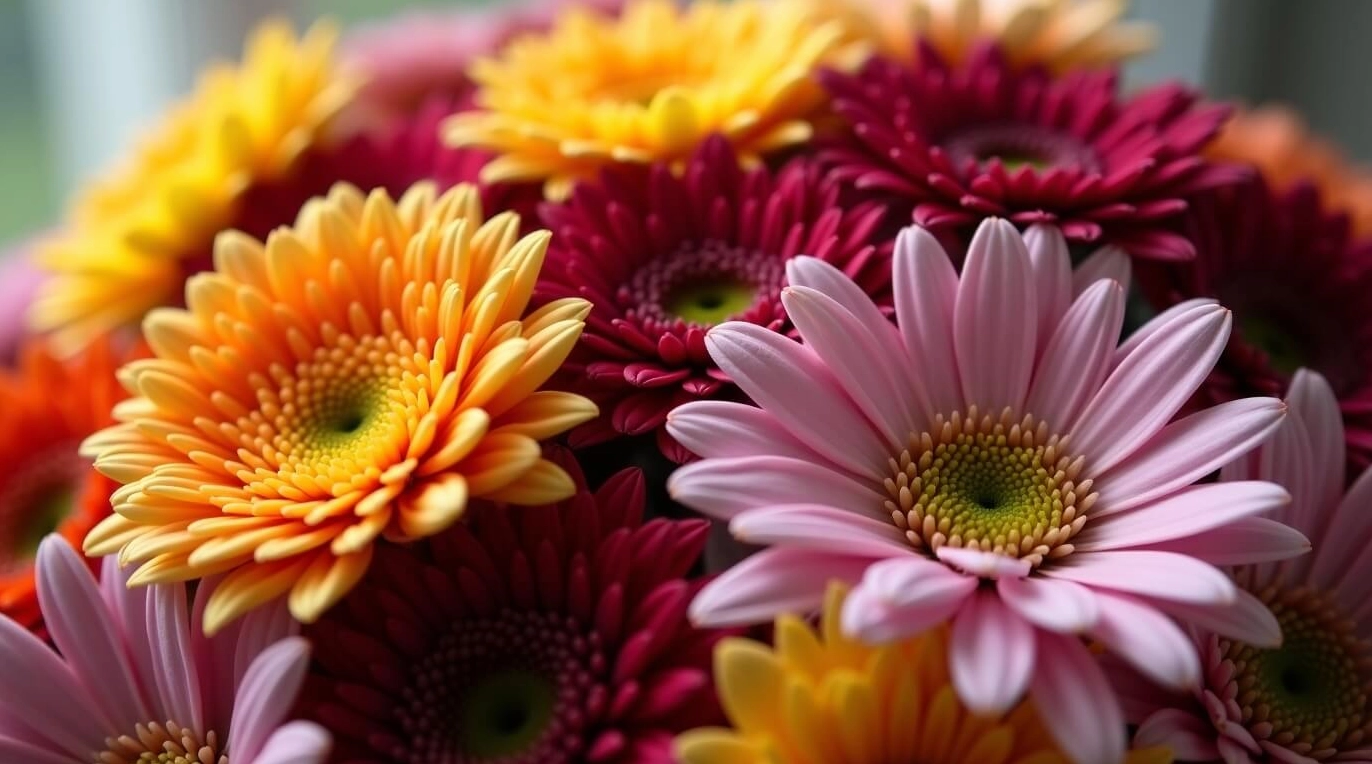 Tuyển tập hình nền thiên nhiên tuyệt đẹp dành cho mọi màn hình 4 Hình nền thiên nhiên bó hoa tươi rực rỡ với sắc màu sống động