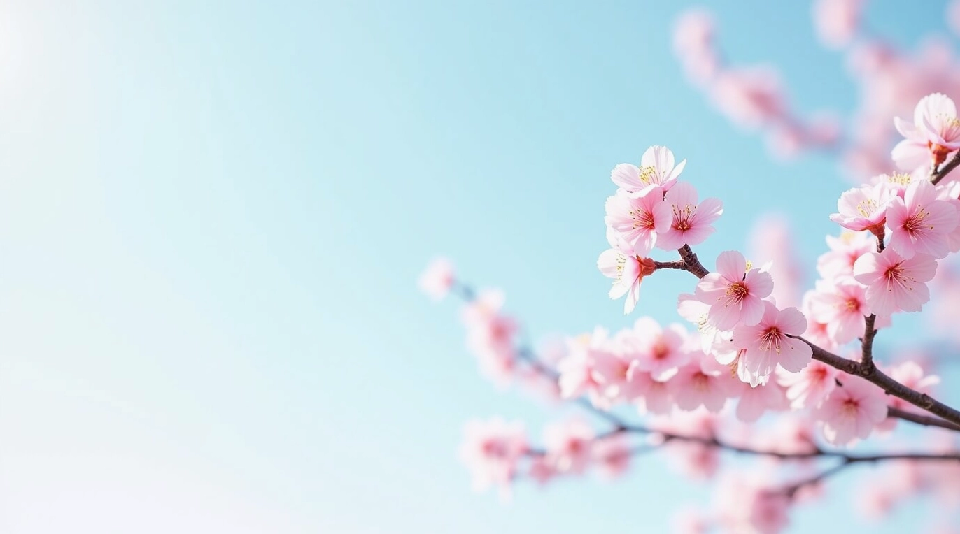 Tuyển tập hình nền thiên nhiên tuyệt đẹp dành cho mọi màn hình 6 Hình nền thiên nhiên hoa anh đào tối giản trên cành cây