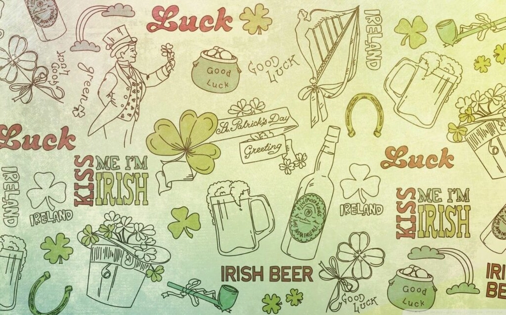 Hình nền thu hút may mắn hình ảnh hoa văn vui tươi