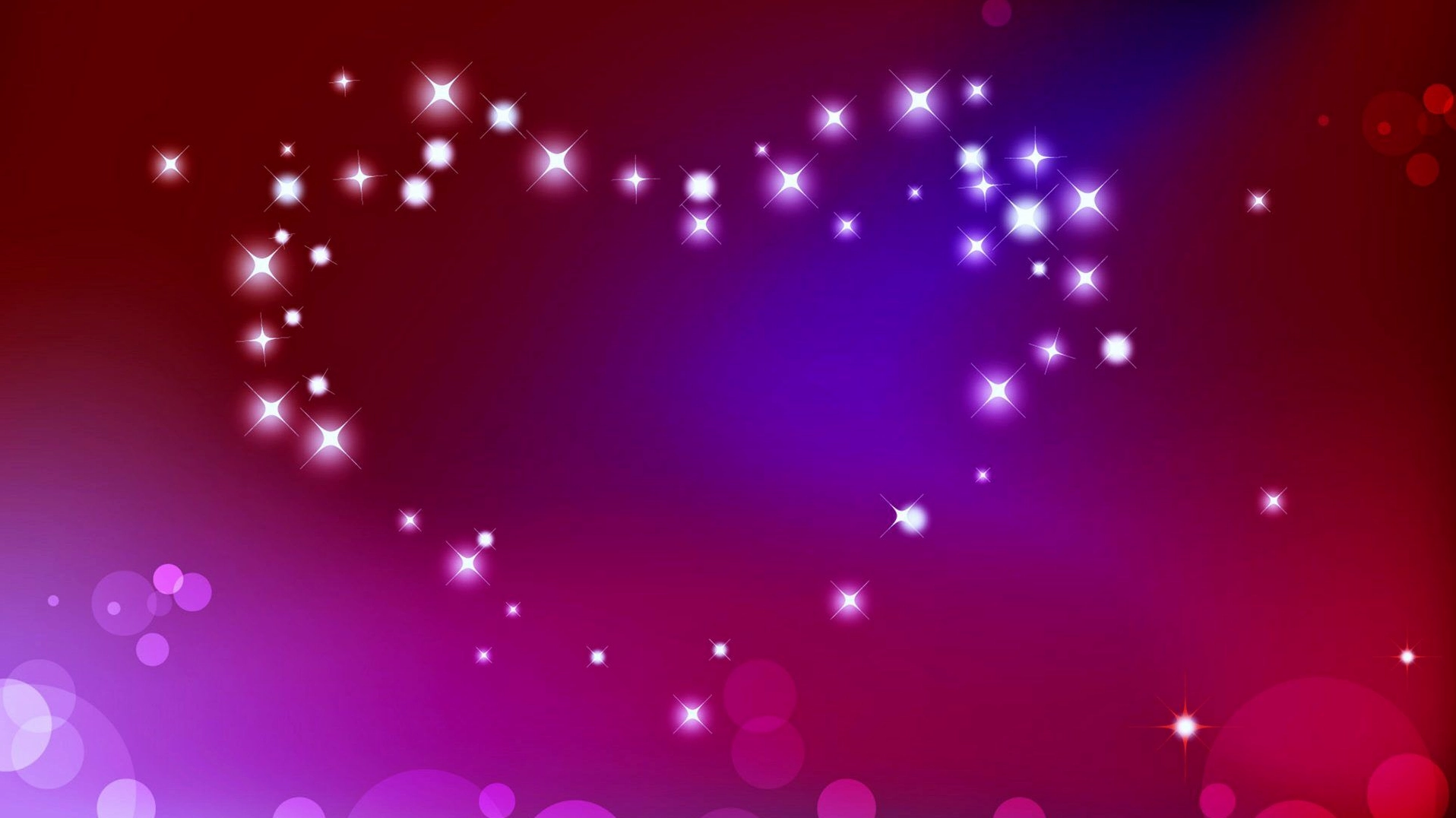 Hình nền trái tim cute với bông hoa hồng và tông hồng