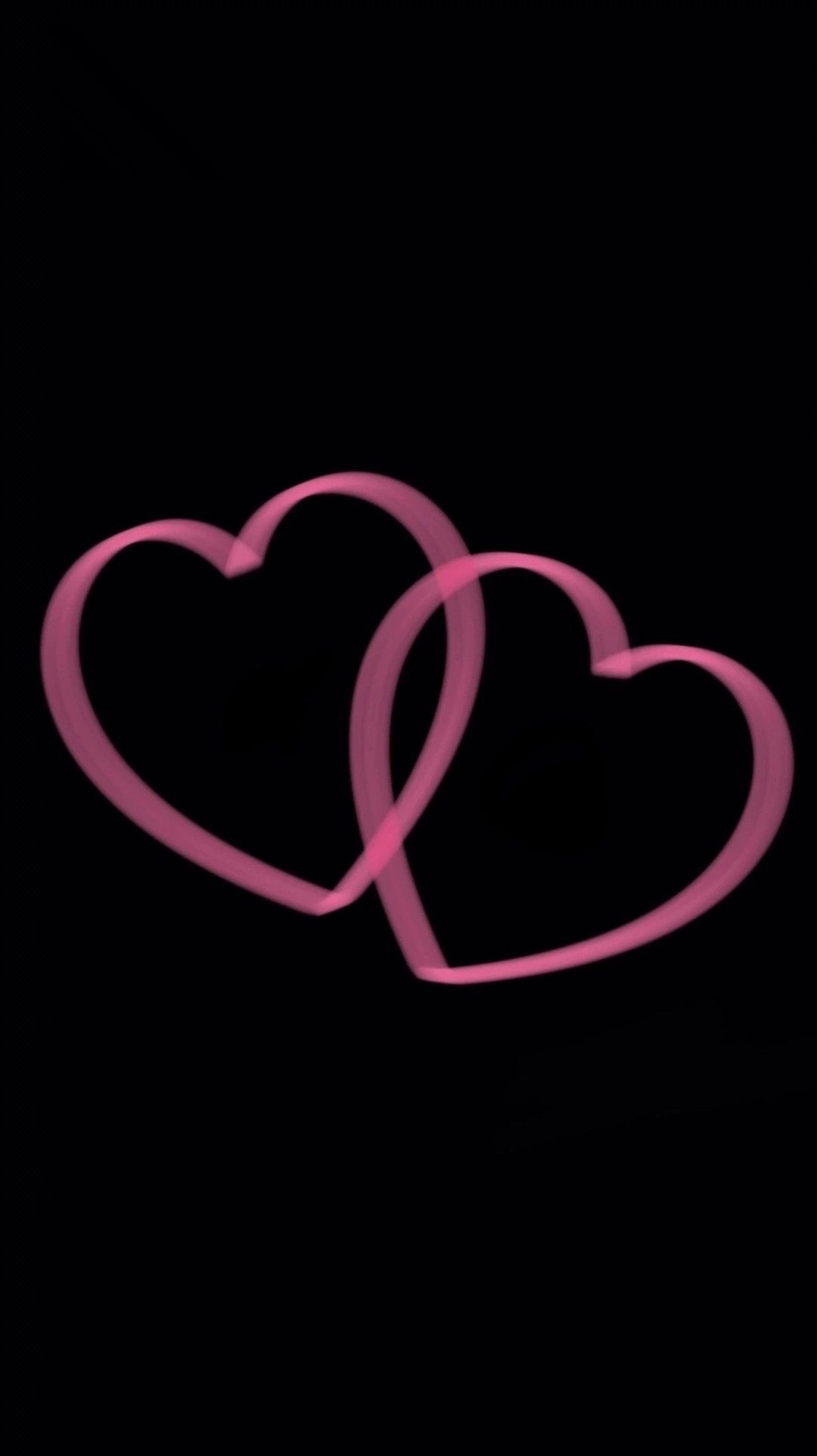 Hình nền trái tim cute với mẫu thiết kế tối giản