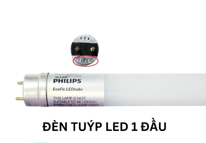 Ký hiệu N và L trên bóng đèn LED tuýp