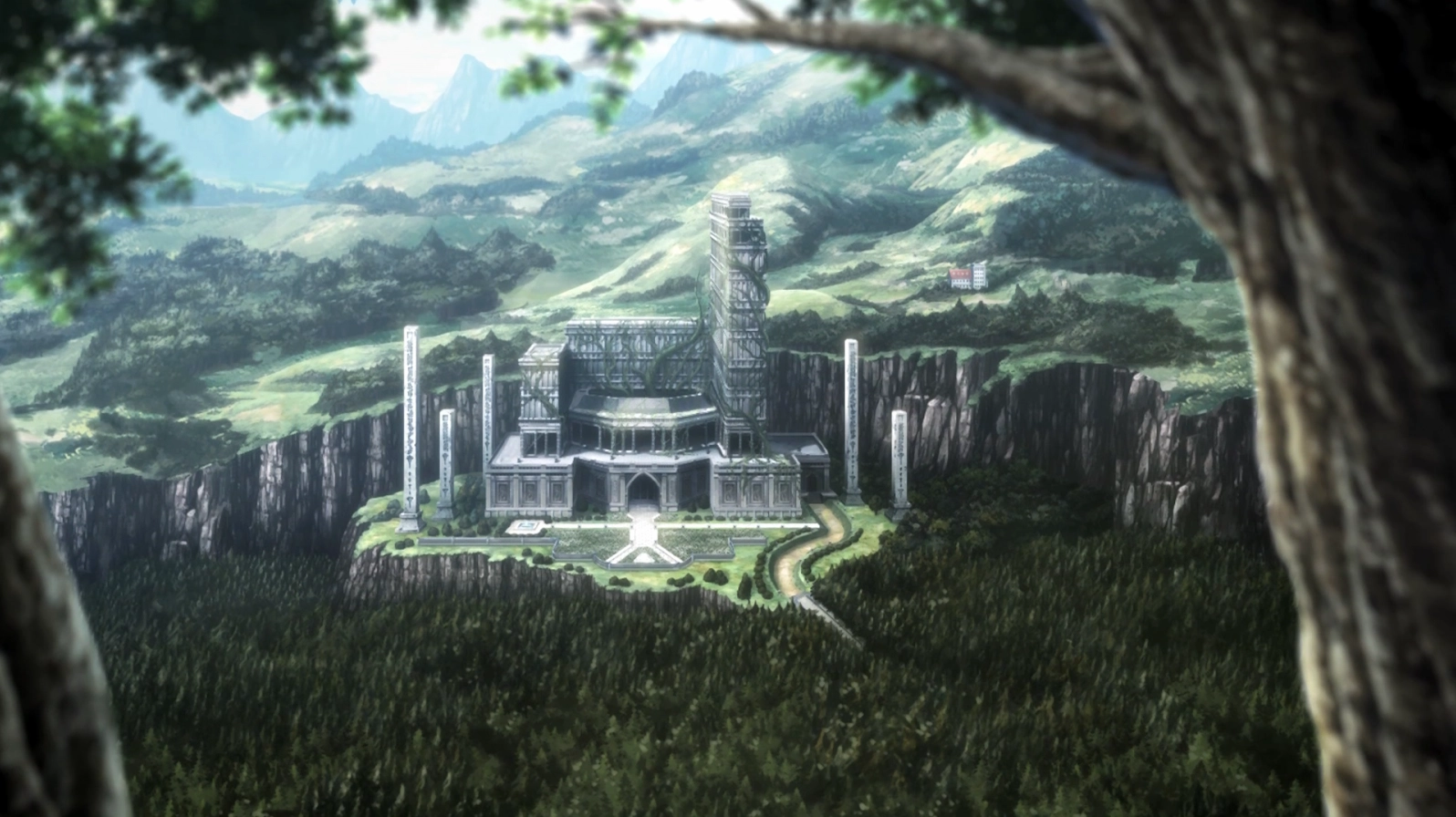 Bộ Sưu Tập Ảnh Anime Kingdom Nghệ Thuật Và Đầy Hùng Tráng 14 Lâu đài cổ tích và cảnh quan thiên nhiên tươi đẹp trong anime kingdom