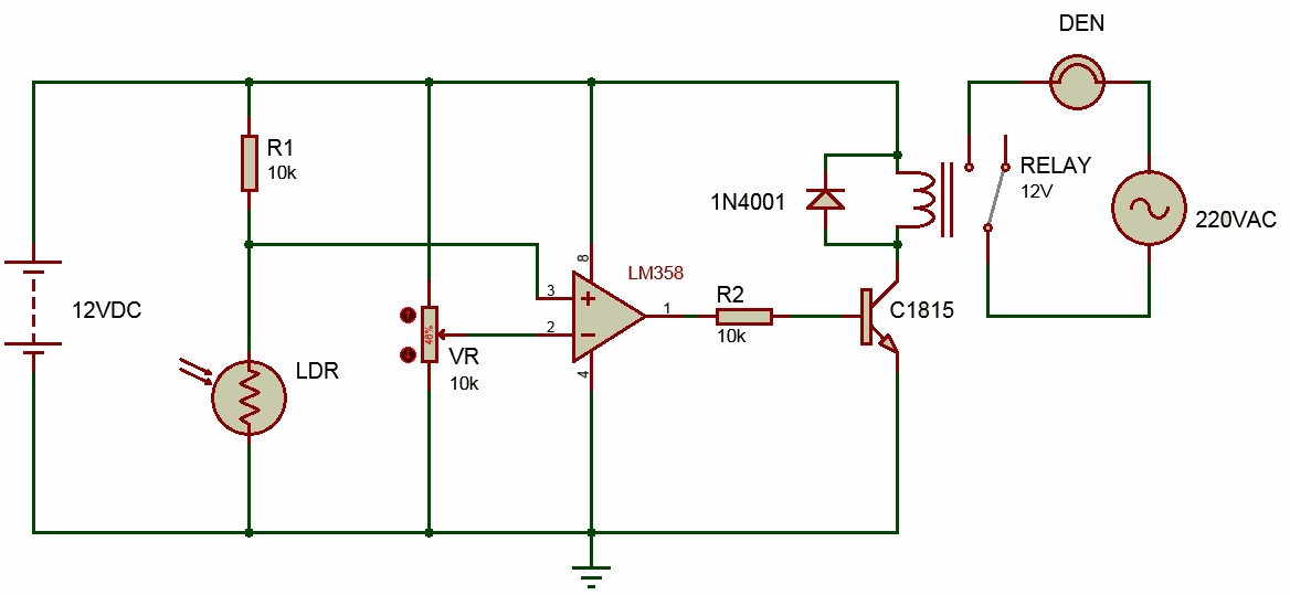 Quang trở là gì? Khái niệm, đặc điểm và ứng dụng quan trọng 3 Mạch tắt mở đèn tự động dùng quang trở