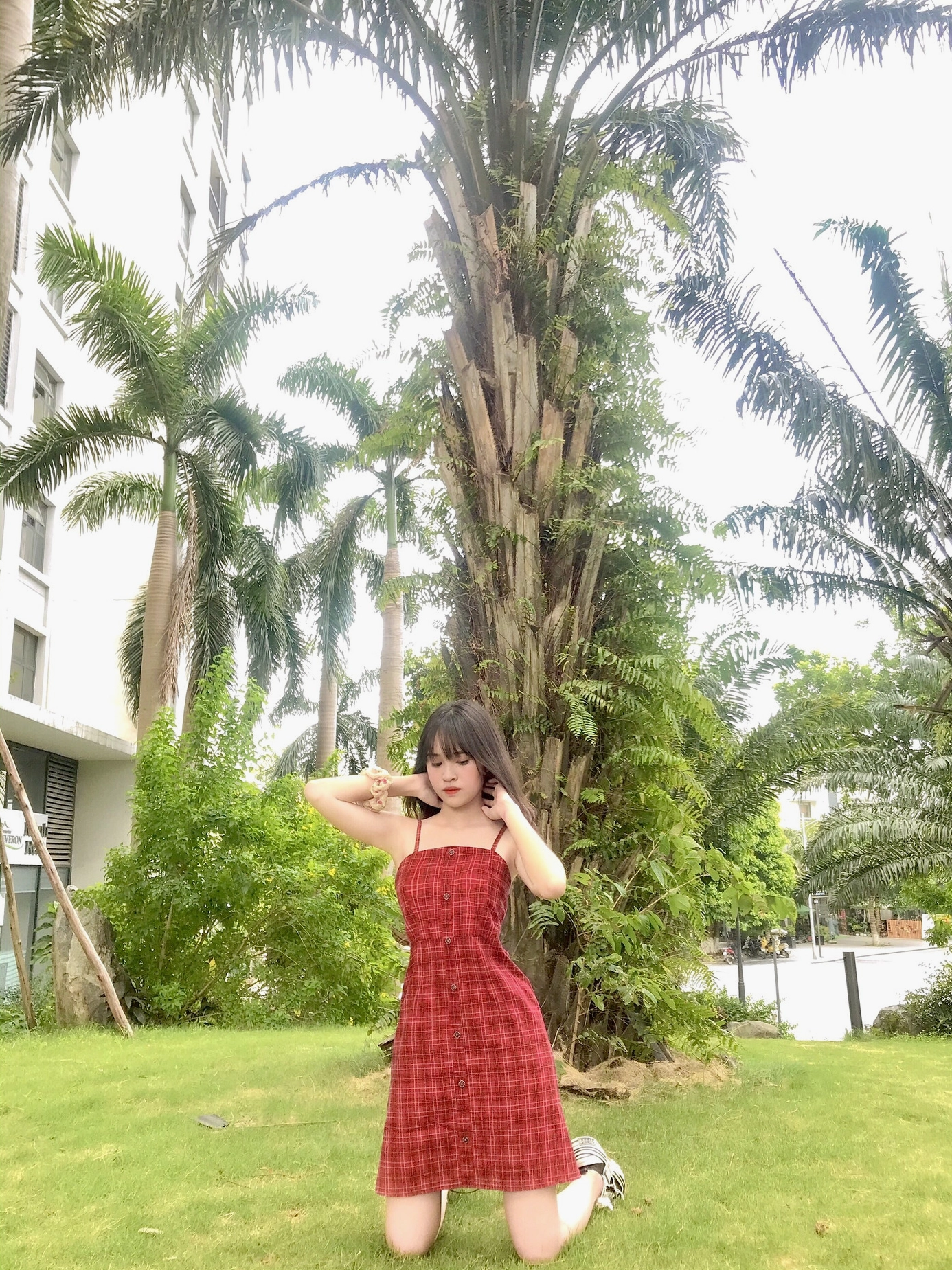 Cận cảnh bộ sưu tập ảnh cô gái đẹp dịu dàng và nét duyên Á Đông 2 một cô gái đẹp dịu dàng và đầy sức sống giữa không gian xanh mát