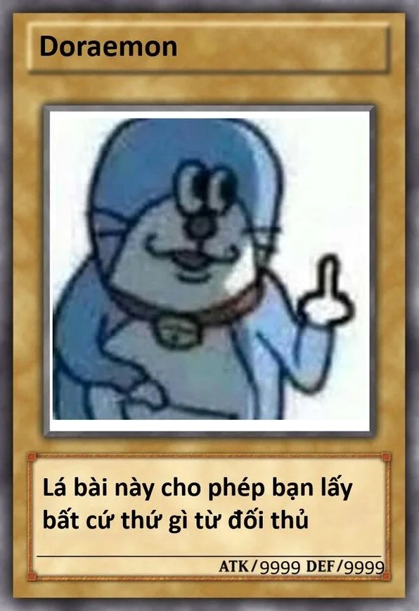 Bộ Sưu Tập Cận Cảnh Ảnh Meme Lá Bài Hài Hước và Độc Đáo Nhất 8 Một lá bài ma thuật meme với hình ảnh gây hài, thể hiện sự bất ngờ.