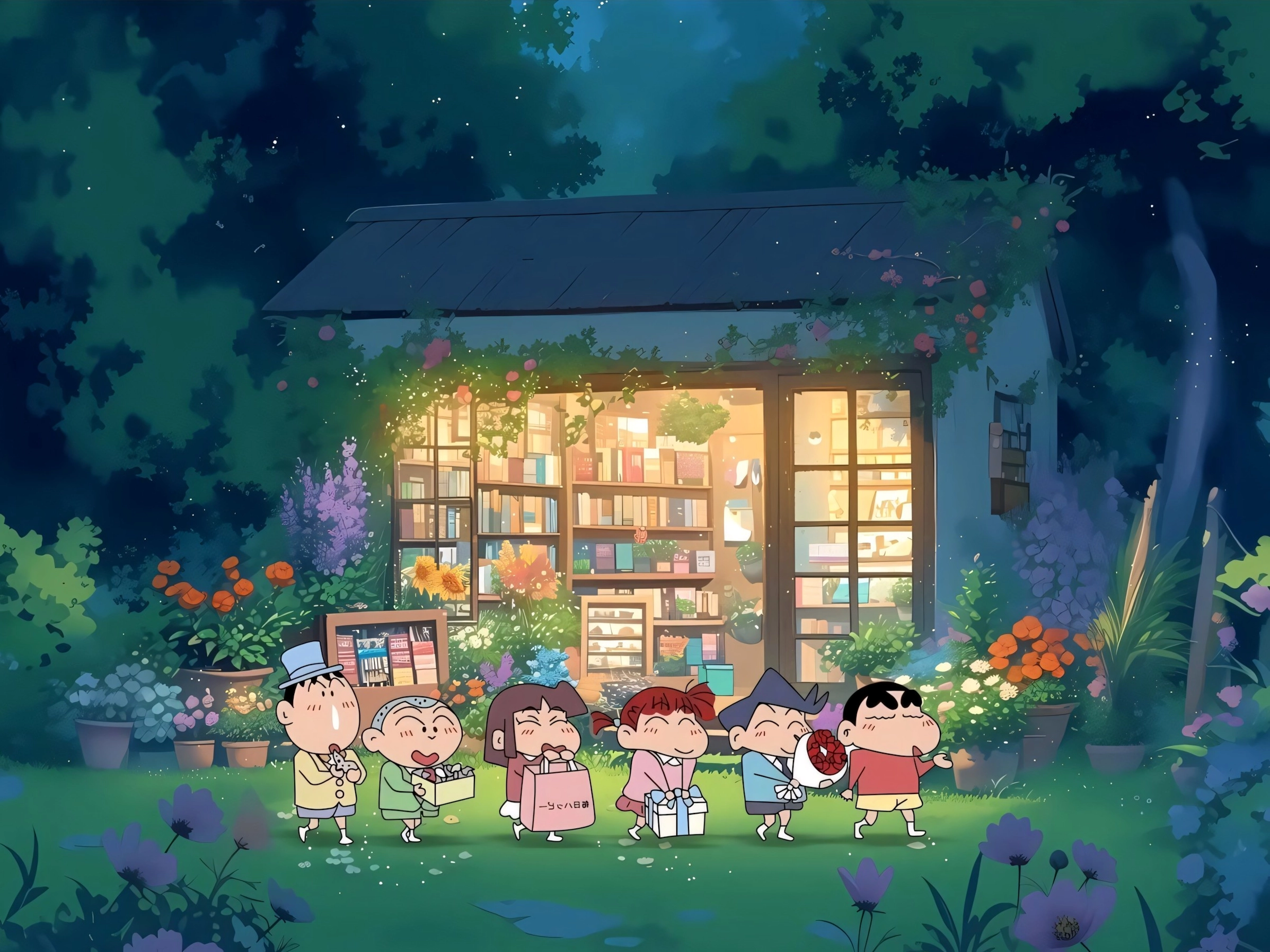 Shin Cậu Bé Bút Chì tinh nghịch, một biểu tượng của ảnh chế minecraft wibu