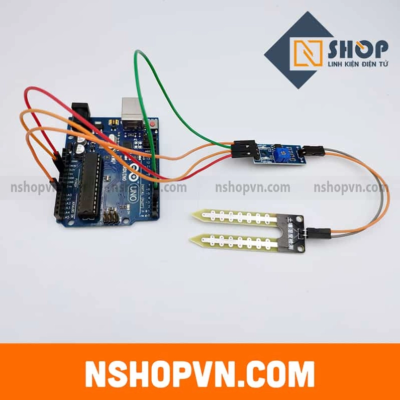 Cảm biến độ ẩm đất là gì Tổng quan và ứng dụng 1 Sơ đồ kết nối cảm biến độ ẩm đất