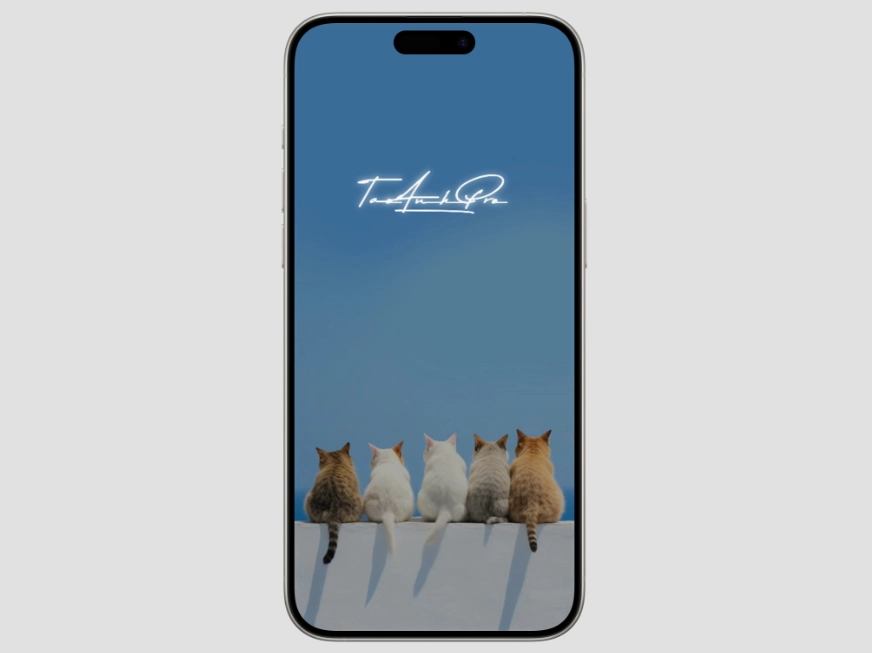 Tạo hình nền chữ ký độc đáo cho điện thoại của bạn