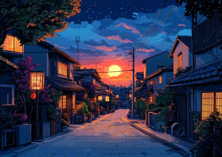 Cận cảnh thế giới ảo diệu của ảnh anime 3d và sự bùng nổ đồ họa 6 Thành phố anime 3d với kiến trúc tương lai